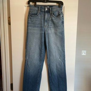 FASHION NOVA High Waisted Split Leg Jeans